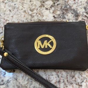 Michael Kors Black wristlet